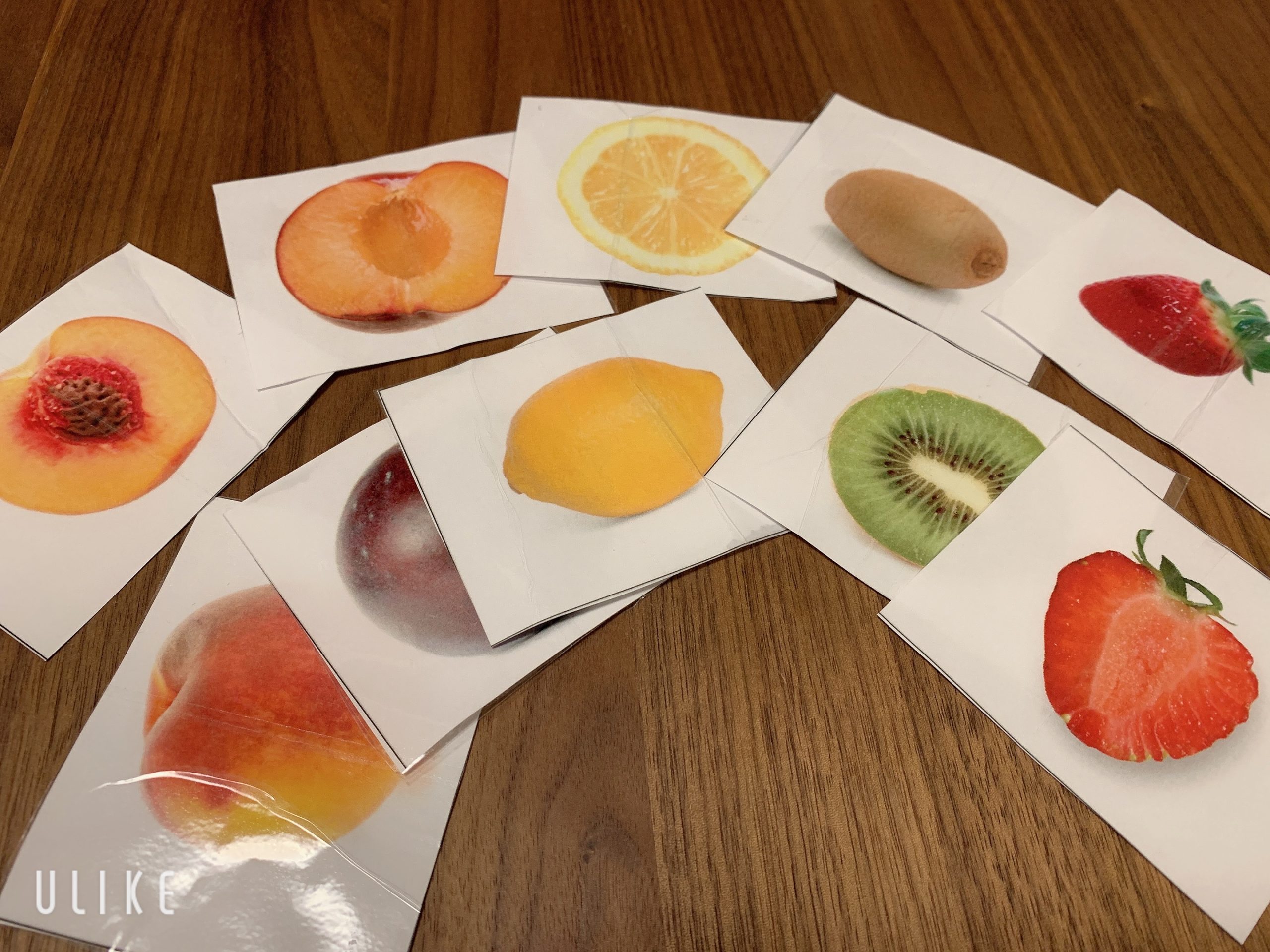 絵カードの無料ダウンロードサイトを紹介 果物の絵カードでおうちモンテ 知育で活用しよう おうちdeモンテ